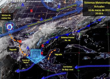 Prevén tormentas de muy fuertes a intensas en 8 estados