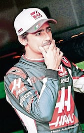 Gutiérrez, molesto con Haas