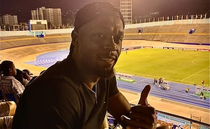 Usain Bolt asiste al juego entre Cruz Azul y Portmore