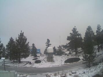 Ensenada registra la primera nevada de la temporada