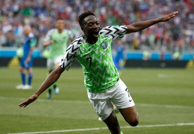 El golazo de Ahmed Musa ante Islandia