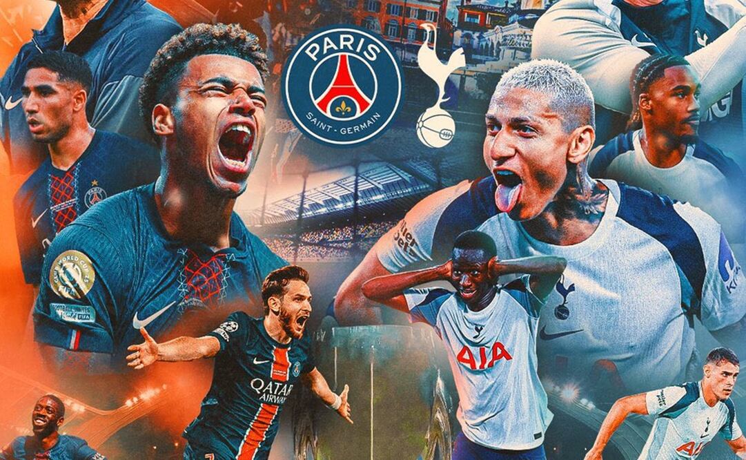 PSG vs Tottenham - Foto: @Spurs_ES en X