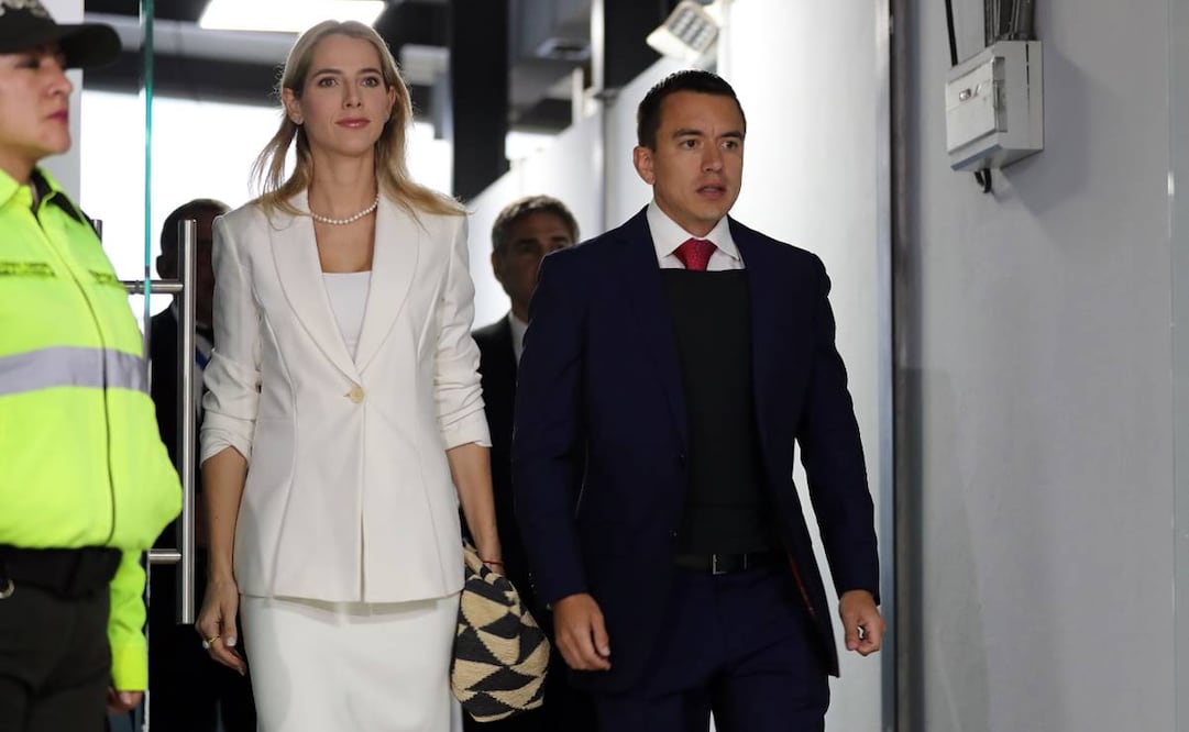 Daniel Noboa, candidato presidencial en Ecuador. Foto: EFE