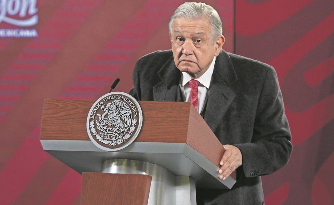 AMLO dice que no se opone a que modifiquen la pregunta de la consulta de revocación. Foto: Carlos Mejía. EL UNIVERSAL