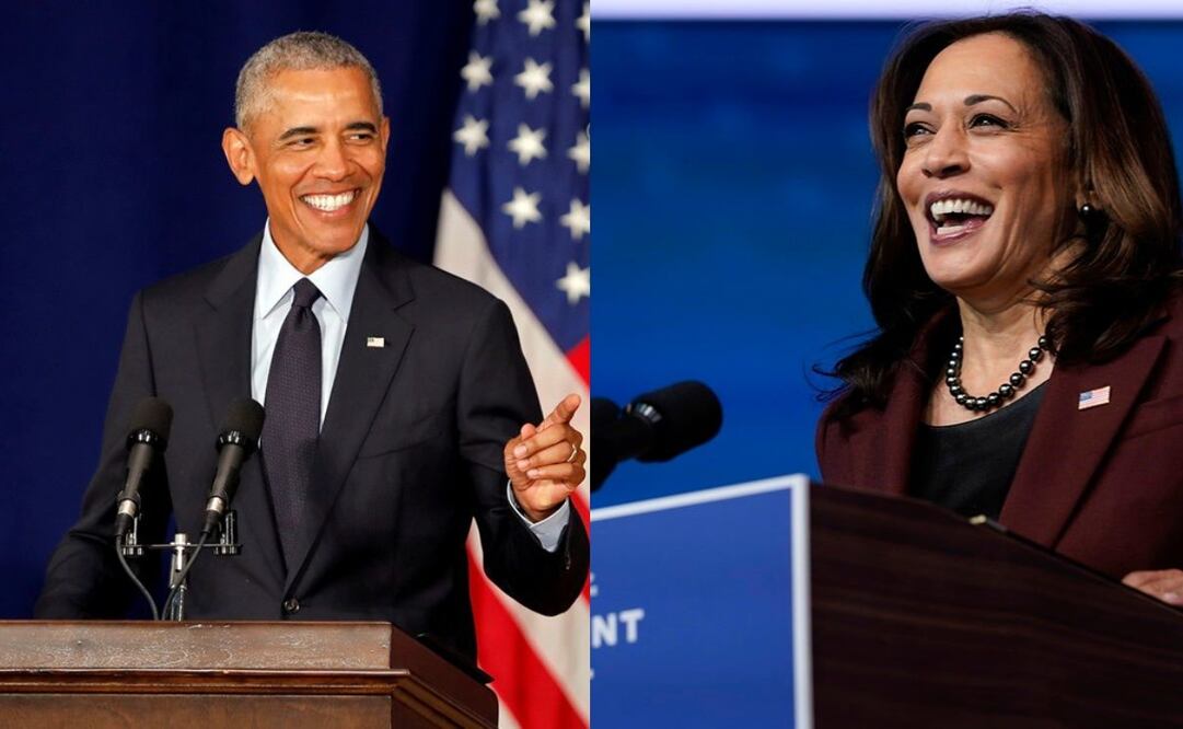 "Kamala Harris está preparada para el trabajo. Es alguien que ha pasado toda su vida luchando por personas que necesitan ser escuchadas", afirmó Obama en la Convención Demócrata de agosto. Foto: especial