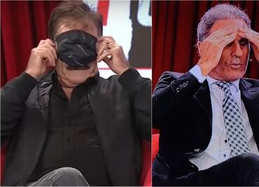 Ricardo La Volpe y Oscar Ruggeri se dicen de todo en pleno programa