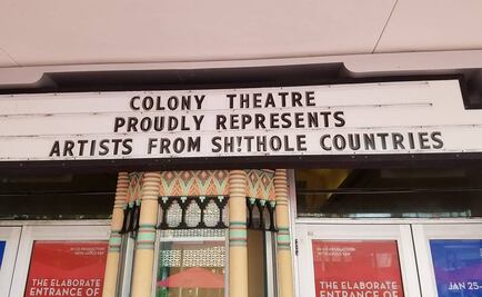 Teatro de Miami presume representar a "países de mierda"