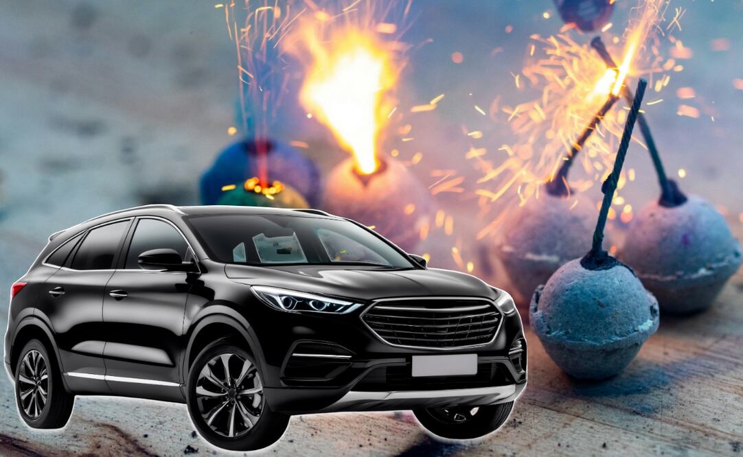 Los cohetes pueden dañar la pintura de tu auto con las detonaciones y los impactos. Foto: Especial