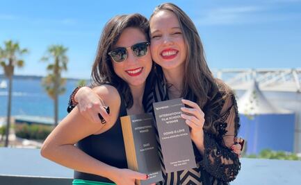 ¡Aplausos! Dos mexicanas reciben premio en Cannes