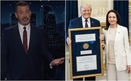 Jimmy Kimmel trolea a Trump tras recibir Nobel de María Corina Machado; le ofrece premio para retirar al ICE de Minnesota