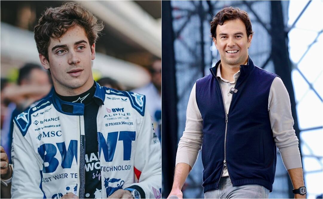 FOTO: ESPECIAL - Checo Pérez recibe felicitación de Franco Colapinto; el argentino celebró el regreso del piloto tapatío a la Fórmula 1