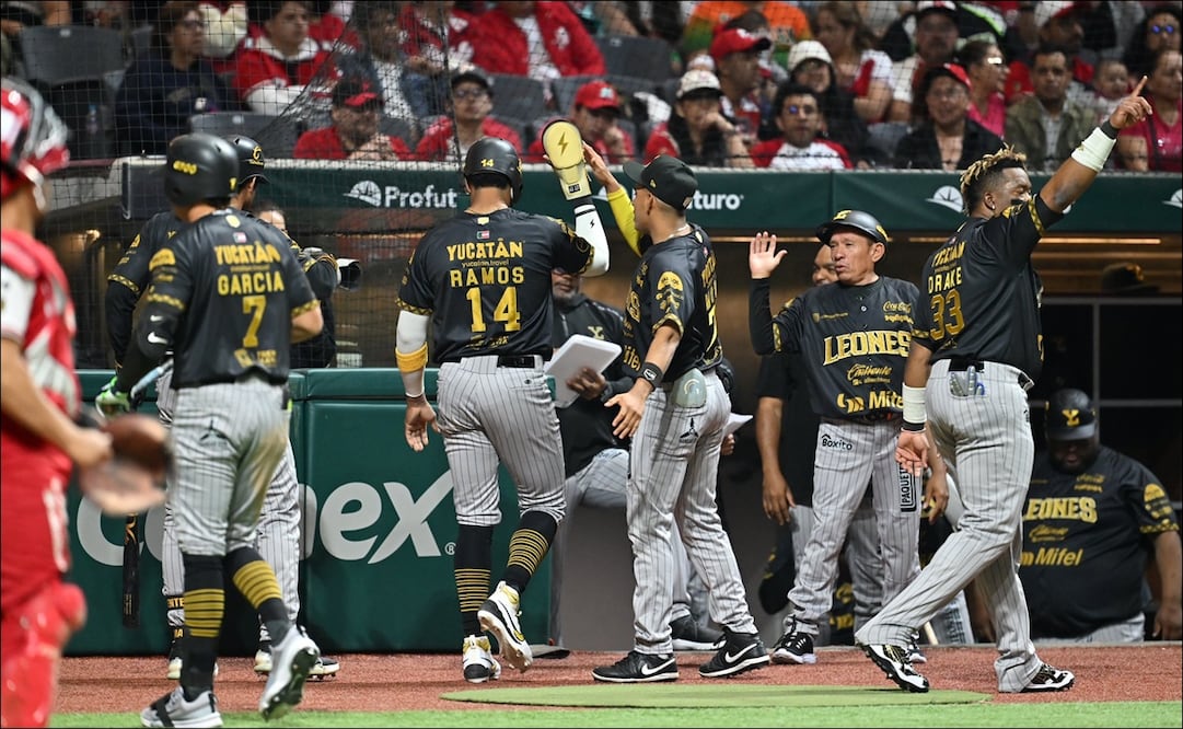 Leones de Yucatán le propinaron su primera derrota del año a los Diablos Rojos del México e igualaron la serie inaugural de la LMB / FOTO: @leonesdeyucatan