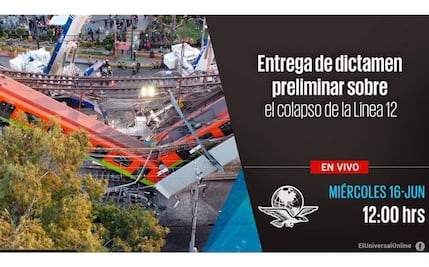 #EnVivo Entrega del dictamen preliminar sobre el colapso de la Línea 12 del Metro