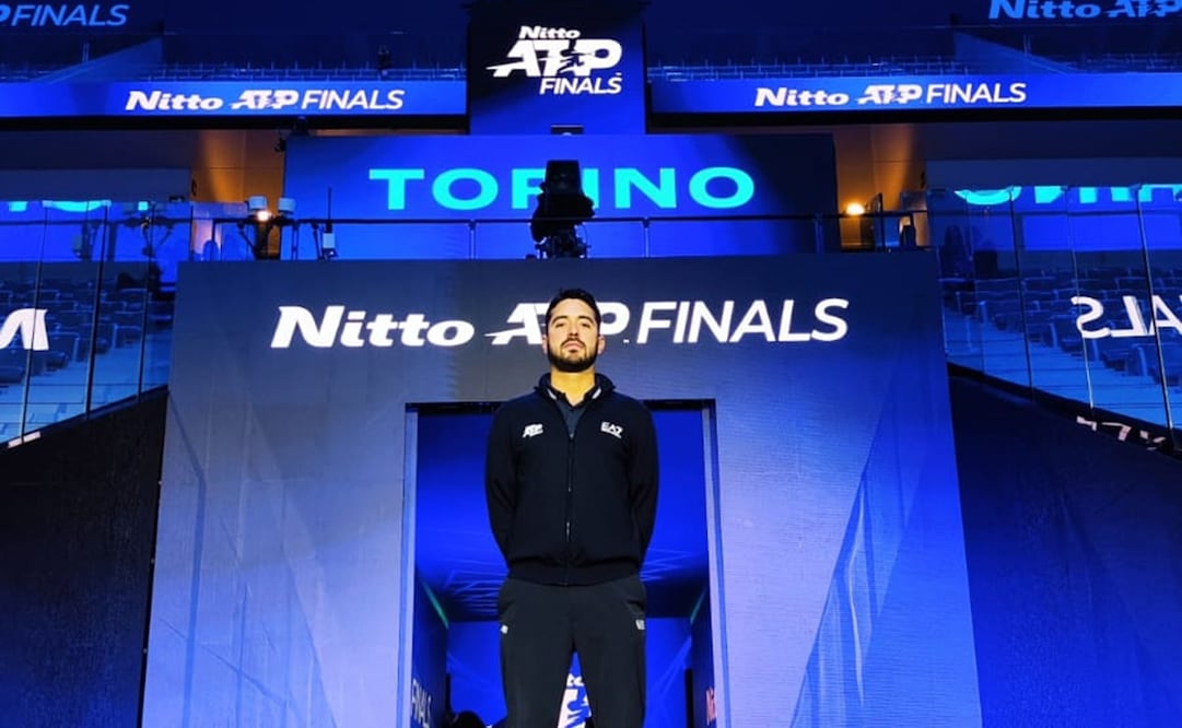 Eduardo Ordieres, el juez de línea mexicano que hizo historia en las ATP Finals 2023 FOTO: Cortesía