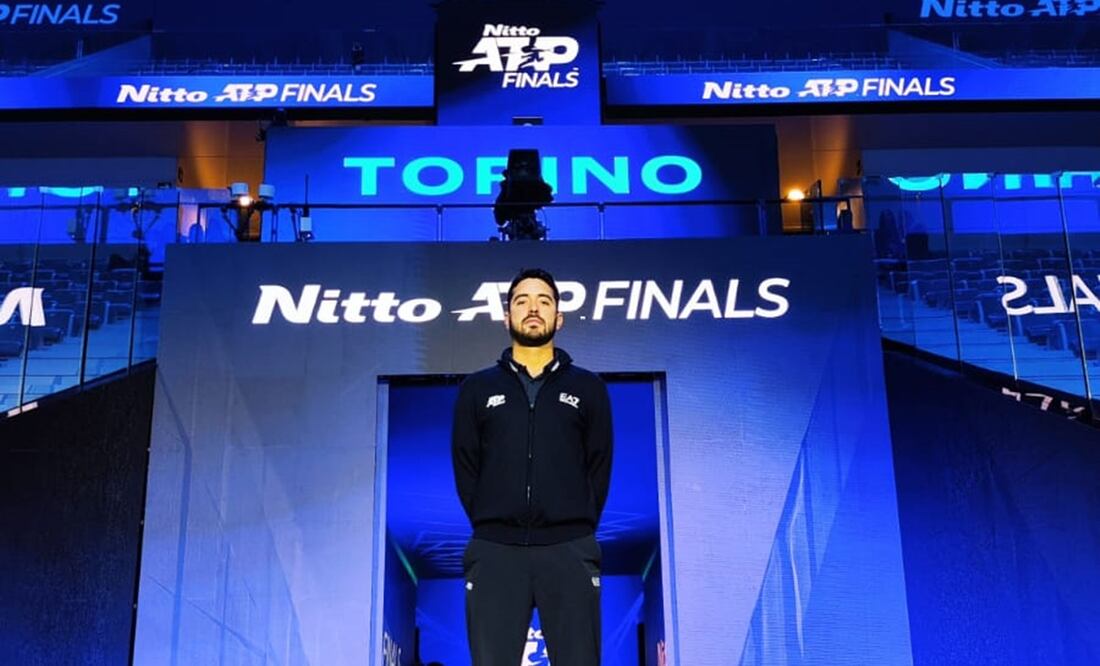 Eduardo Ordieres, el juez de línea mexicano que hizo historia en las ATP Finals 2023 FOTO: Cortesía
