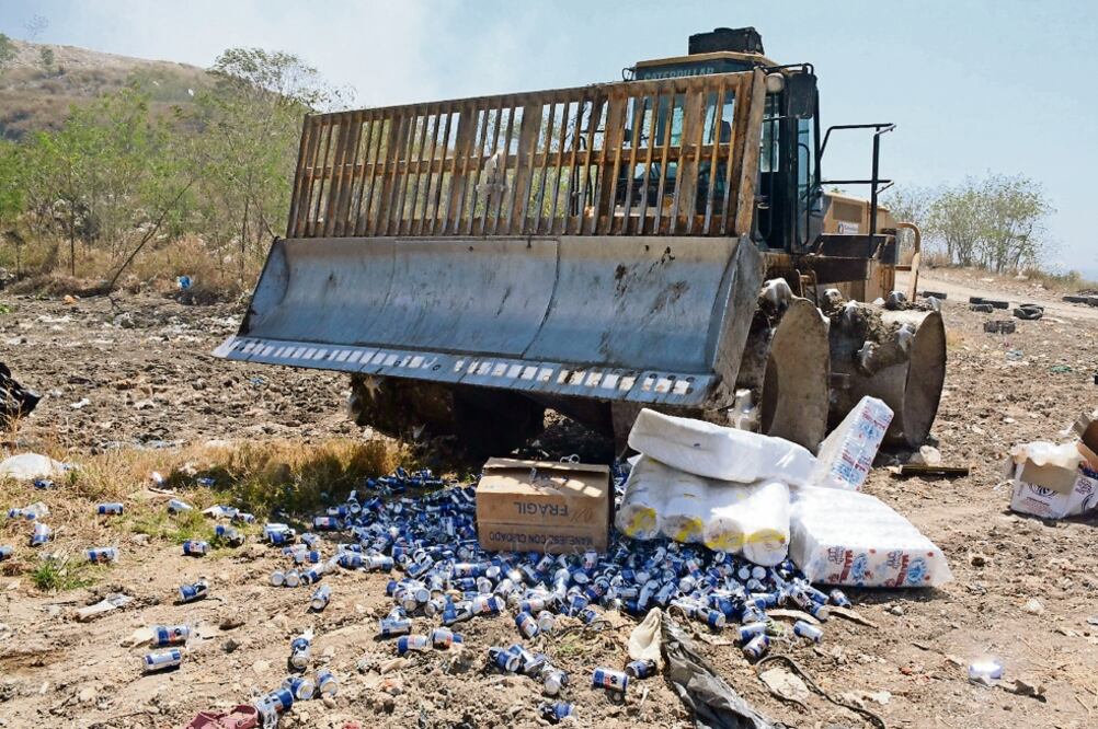 Ejecución. La orden de destrucción se cumplimentó en el relleno sanitario de Ciudad Victoria, señaló la PGJT. Foto: ESPECIAL