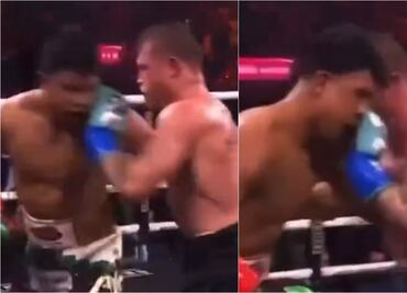 ¿Lo salvó del nocaut? Canelo Álvarez evitó la caída de Jaime Munguía