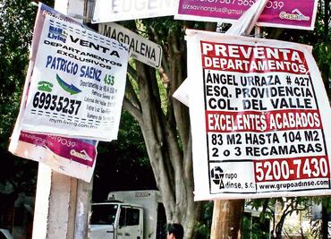 Multas de $107 mil por colgar pendones en postes, advierte Invea