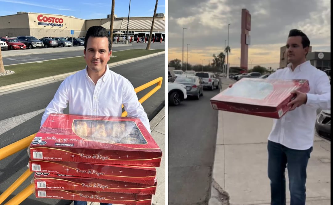 El expresentador de Canal 66, Gustavo Macalpin, anunció irónicamente que revendería roscas de Costco a un precio de 777 peso.
Foto: Caotura de pantalla en X