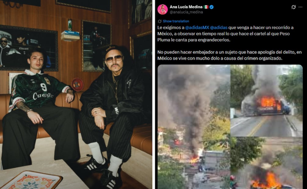 Foto: Captura de pantalla en Instagram y X