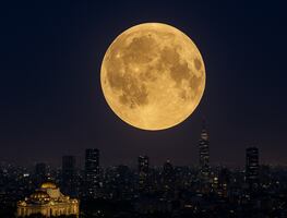 Superluna del Castor 2025: así se vió la Luna llena más grande del año en México