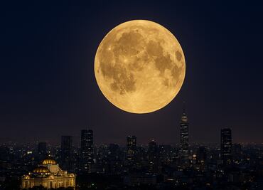 Superluna del Castor 2025: así se vio la Luna llena más grande del año en México