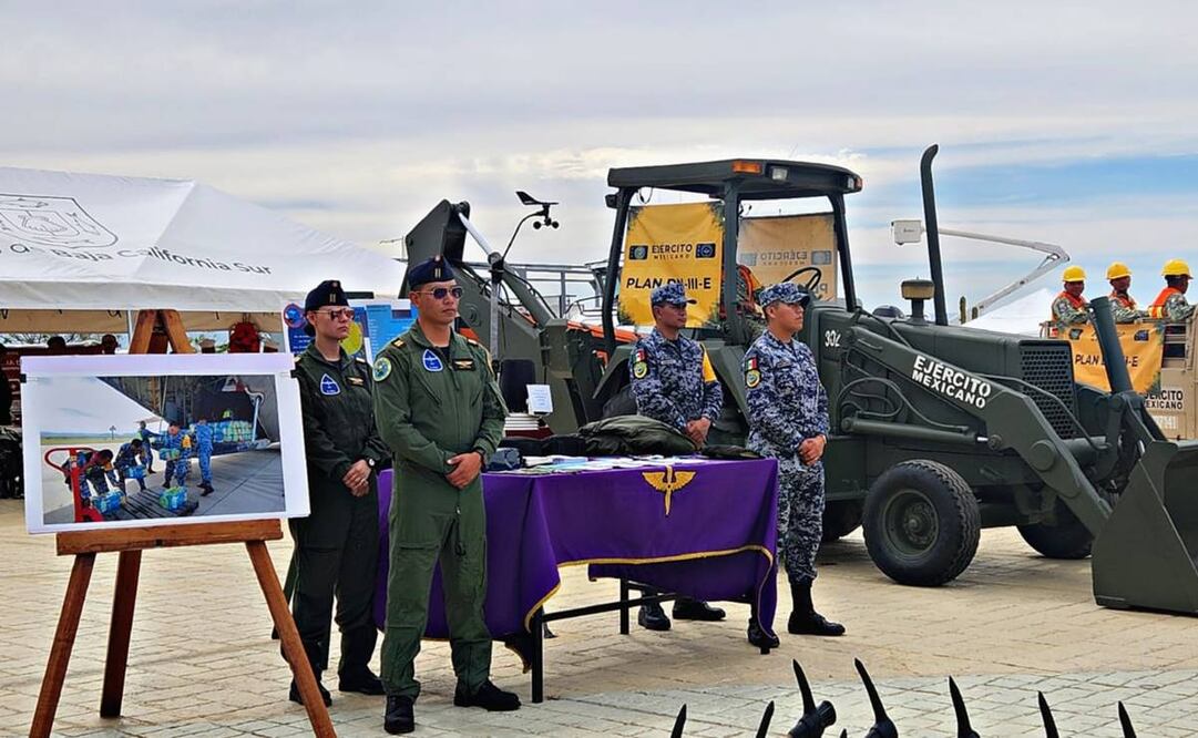 Activa SEDENA Plan DNII- EN BCS por temporada de huracanes. Foto: especial