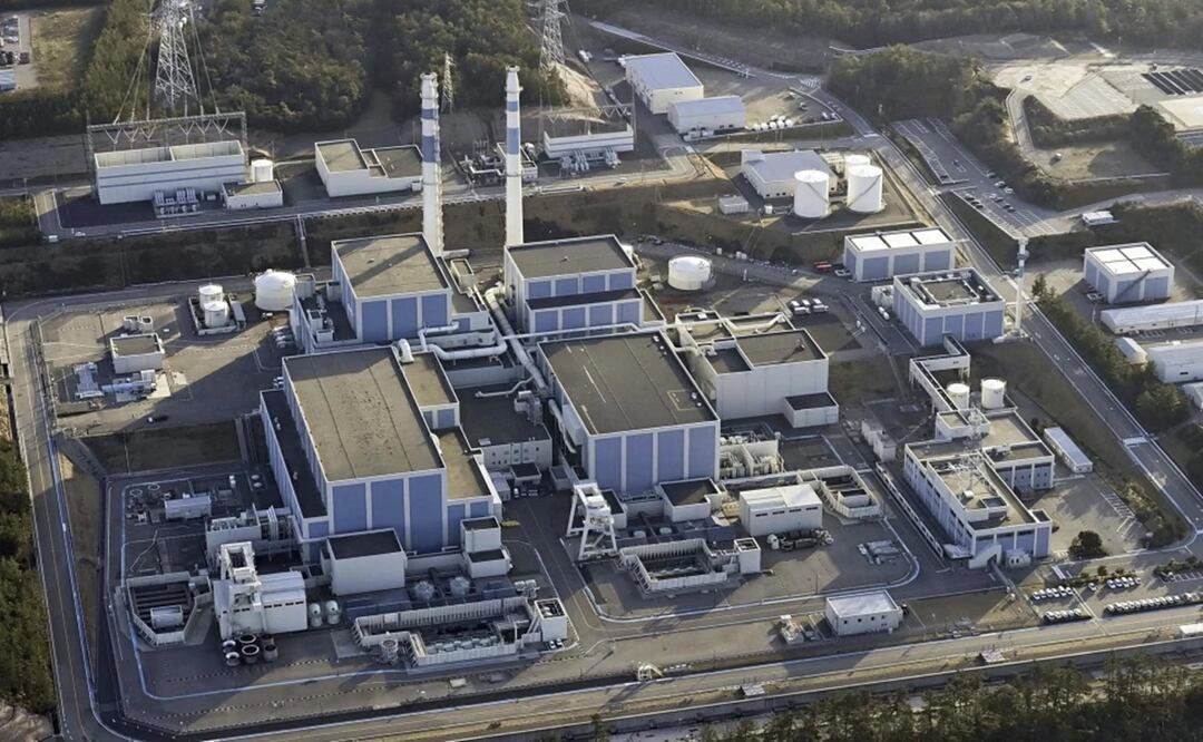 Fotografía aérea de la planta de energía nuclear de Shika en Shikamachi, Japón, el 2 de enero de 2024. Foto: AP