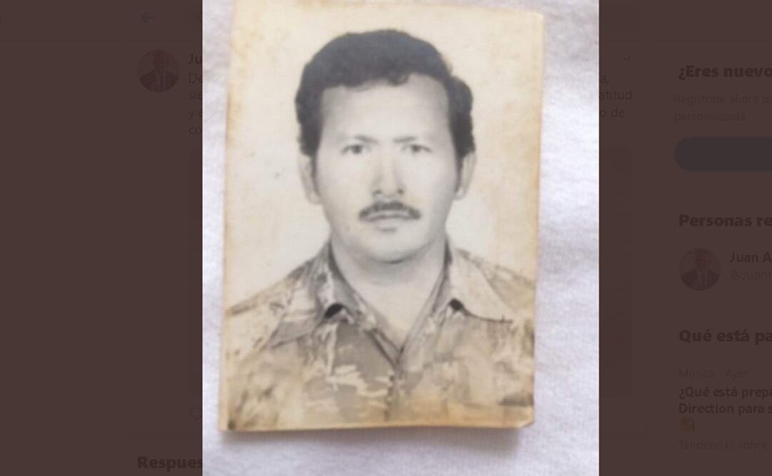 El titular del Insabi compartió esta foto de su padre