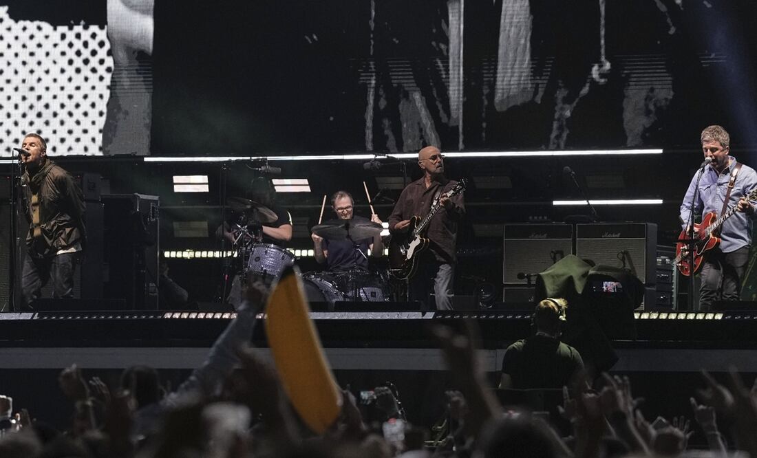 Primer performance de Oasis tras 16 años. Foto: AP.