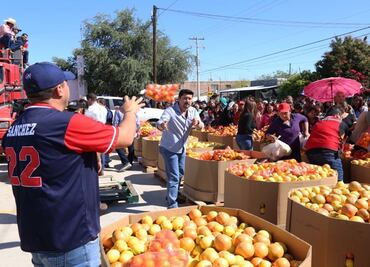 Ante coronavirus, reparten 16 toneladas de cítricos en Sonora