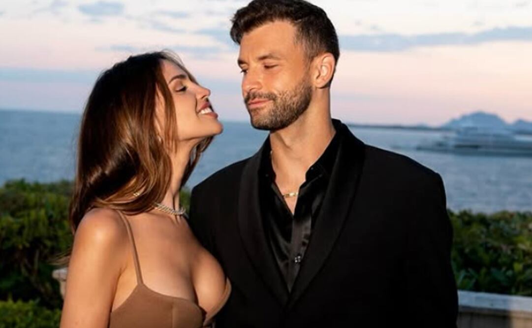 Eiza González y su novio el tenista Grigor Dimitrov. Foto: Instagram oficial.