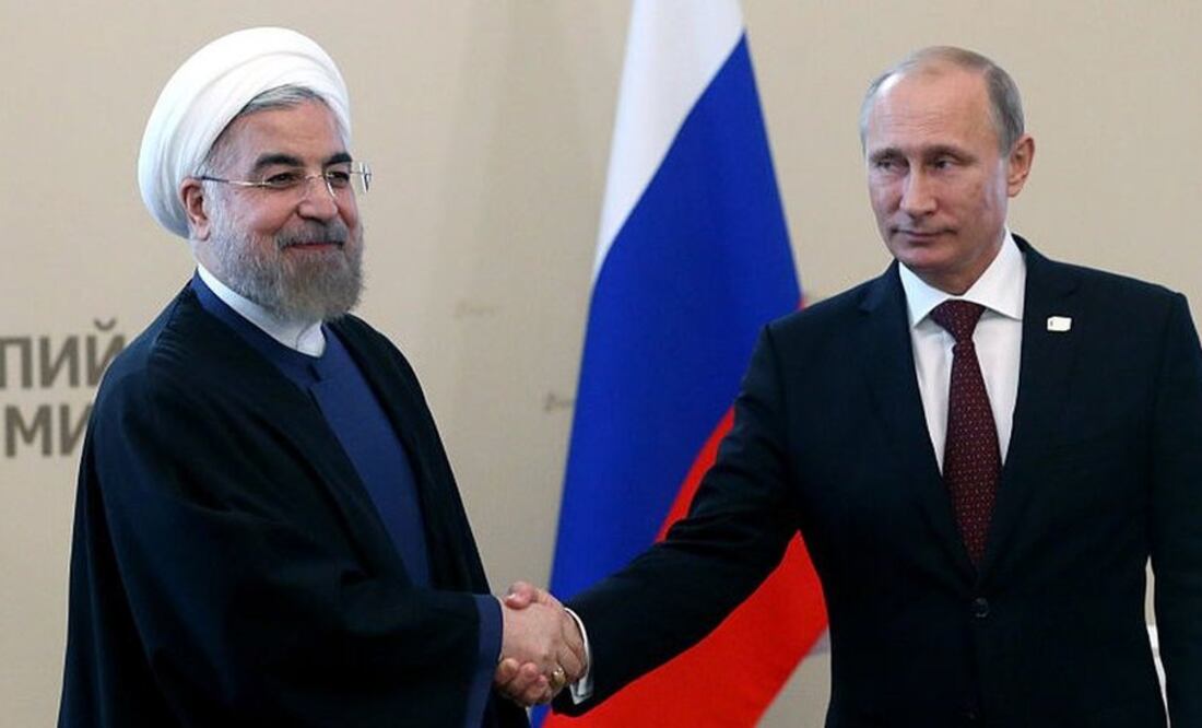 Tanto Hasan Rohani como Vladimir Putin buscan expandir sus esferas de influencia en Medio Oriente (Foto: Getty Images)
