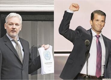 Revela Trump Jr. conversación con WikiLeaks en 2016