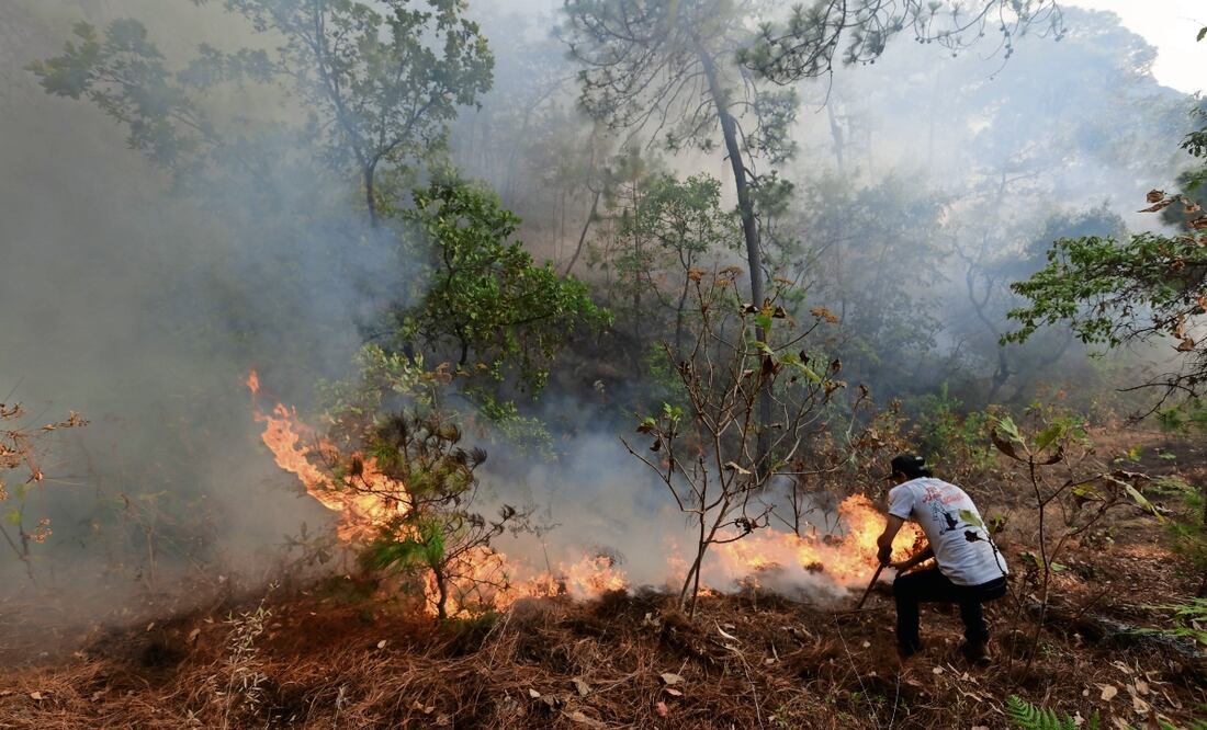 Durante dos días, pobladores se unieron a brigadistas y autoridades para apagar los cinco incendios en Valle de Bravo. Foto: Archivo | El Universal