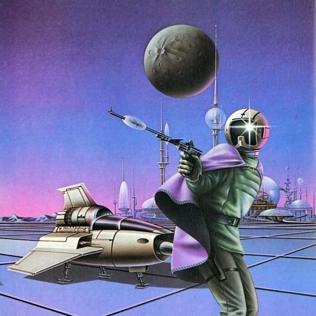 Las naves espaciales, las civilizaciones intergalácticas y los trajes de astronauta forjaron su apariencia a través de años de ilustraciones y diseños para cine, cómics y TV. Pinterest.