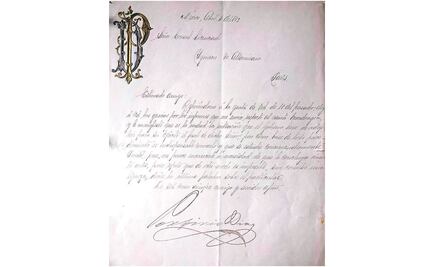 Hallan cartas de Porfirio Díaz a Altamirano