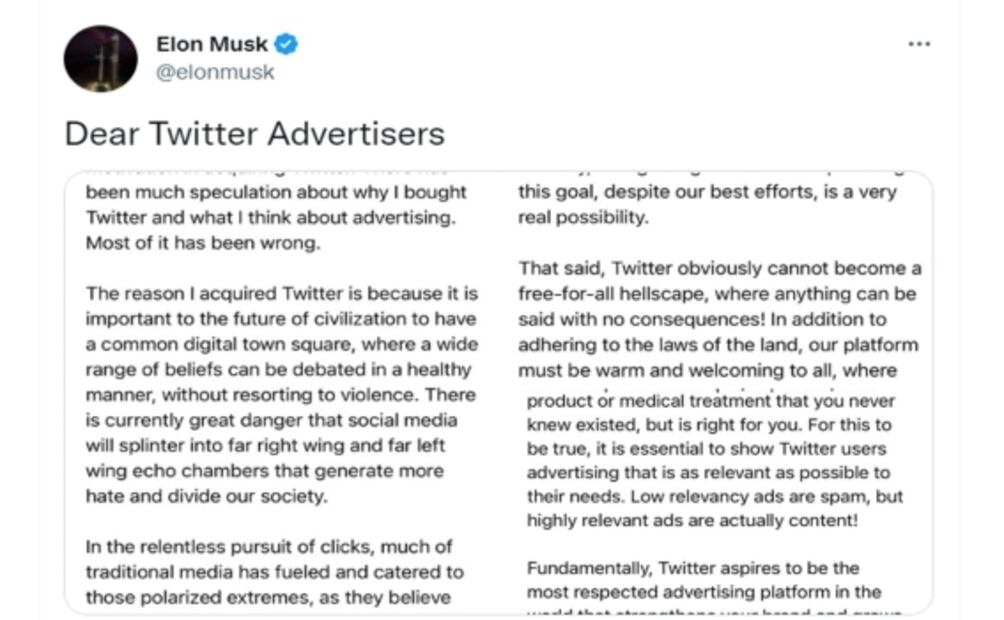 Musk confirma que compra Twitter, "por el futuro de la civilización"