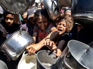 FOTOS: Los rostros del hambre en Gaza que impactan al mundo