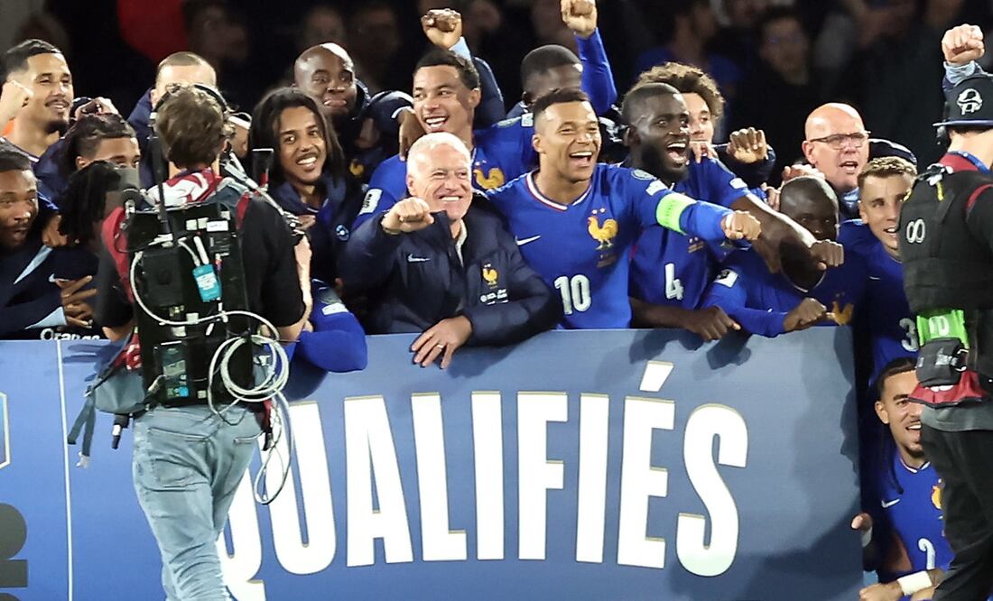 Francia aplasta a Ucrania y se clasifica al Mundial 2026 / Foto: EFE