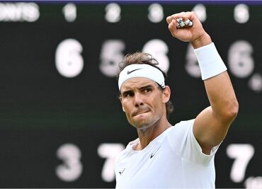 Rafa Nadal tras avanzar a la semifinal de Wimbledon, "Pensé que no podría terminar"