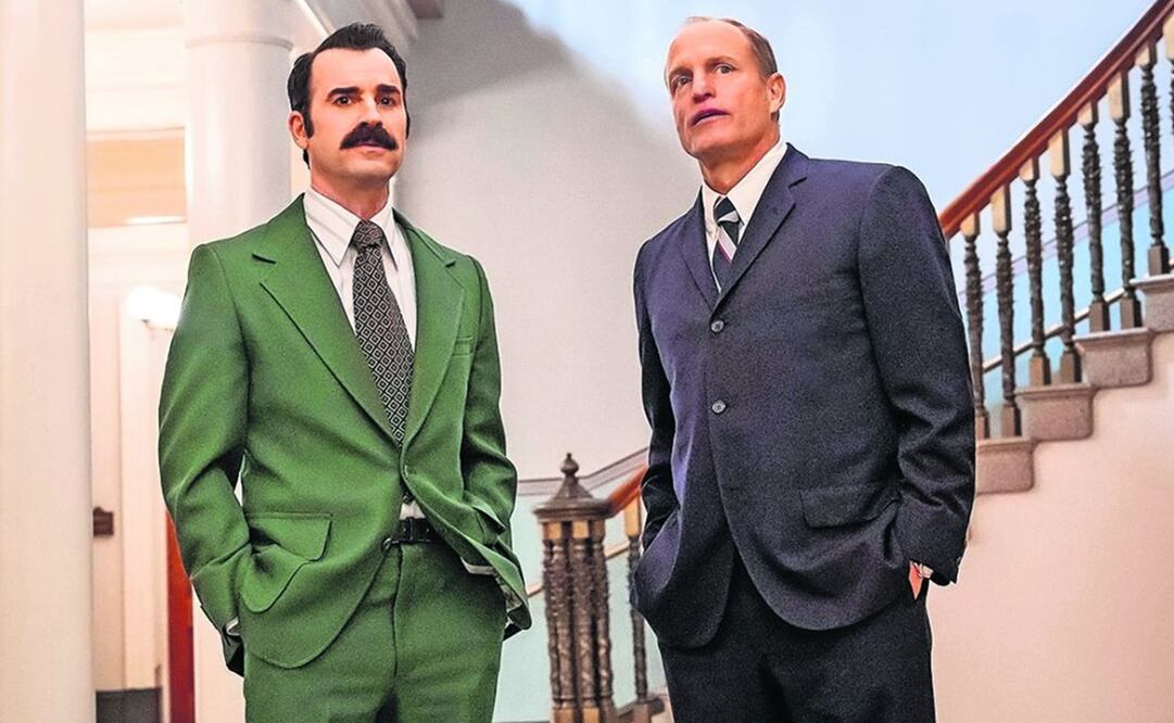 Protagonistas: Justin Theroux y Woody Harrelson, Foto: HBO Max