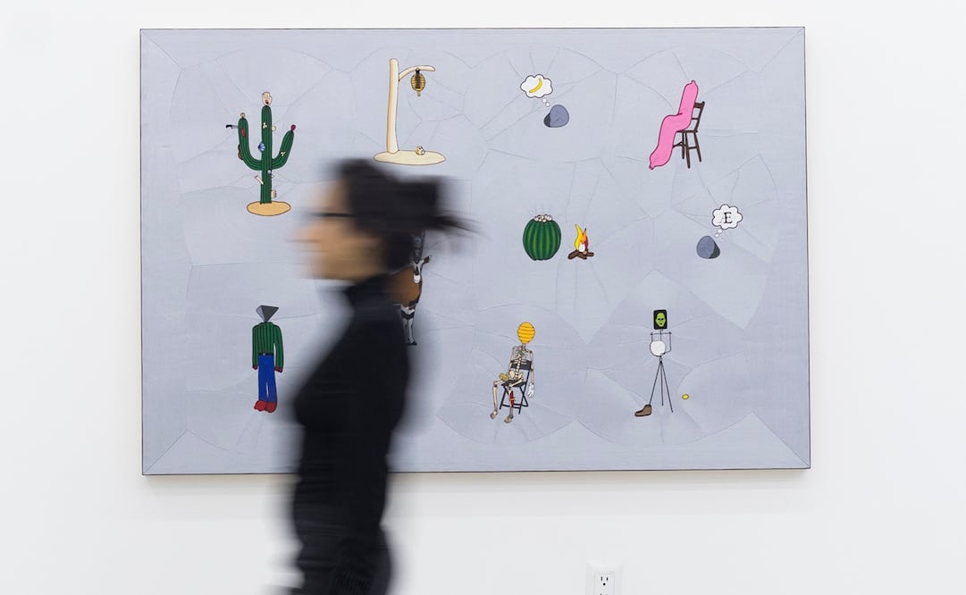 "Páramo, the reunion II" (2020) de Gabriel Rico, cuyo precio oscila entre los 10 mil y los 25 mil dólares, de la galería mexicana OMR, una de las participantes de "OVR: Miami Beach". Foto: Cortesía Art Basel Miami Beach