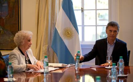 Recibe Macri a Abuelas de Plaza de Mayo tras polémica