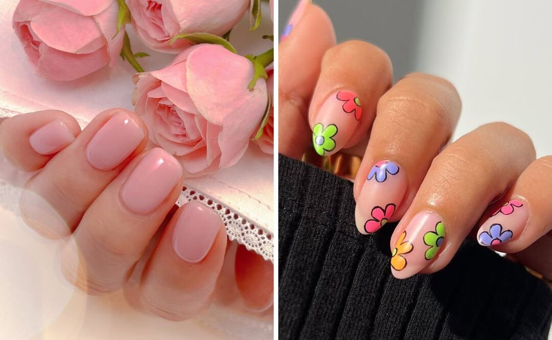 Hay diseños de uñas en tendencia para todos los estilos. Foto: Especial. Instagram @youarebeautiful_seoul @samrosenails
