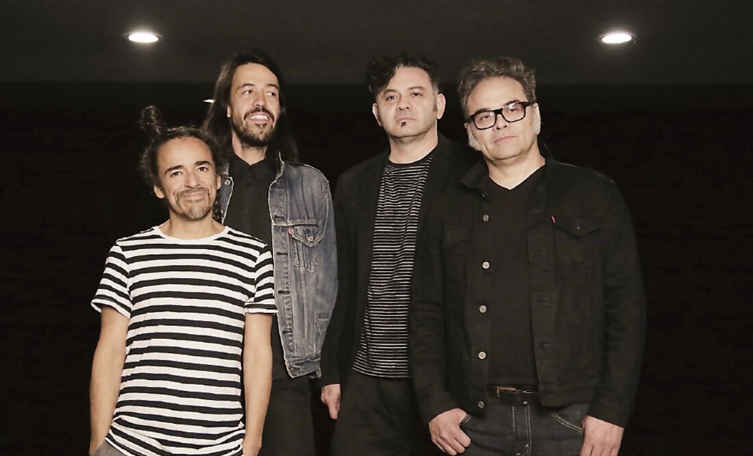 La banda dio ayer detalles de lo que presentará en el Vive Latino este fin de semana (ALEJANDRA LEYVA. EL UNIVERSAL)