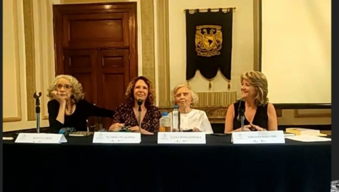 "Morirme", es lo que falta a Elena Poniatowska a sus 90 años, "es el paso a futuro", dijo