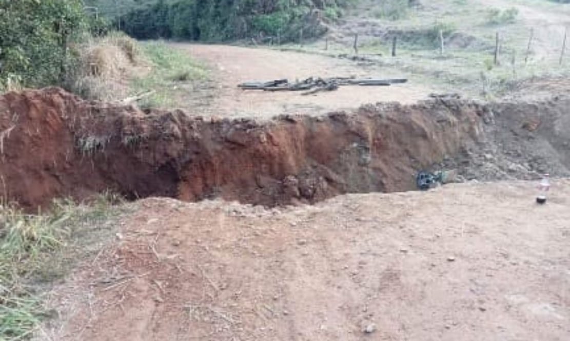 Recorrido por la zona del conflicto agrario, Oaxaca. Foto: Especial.