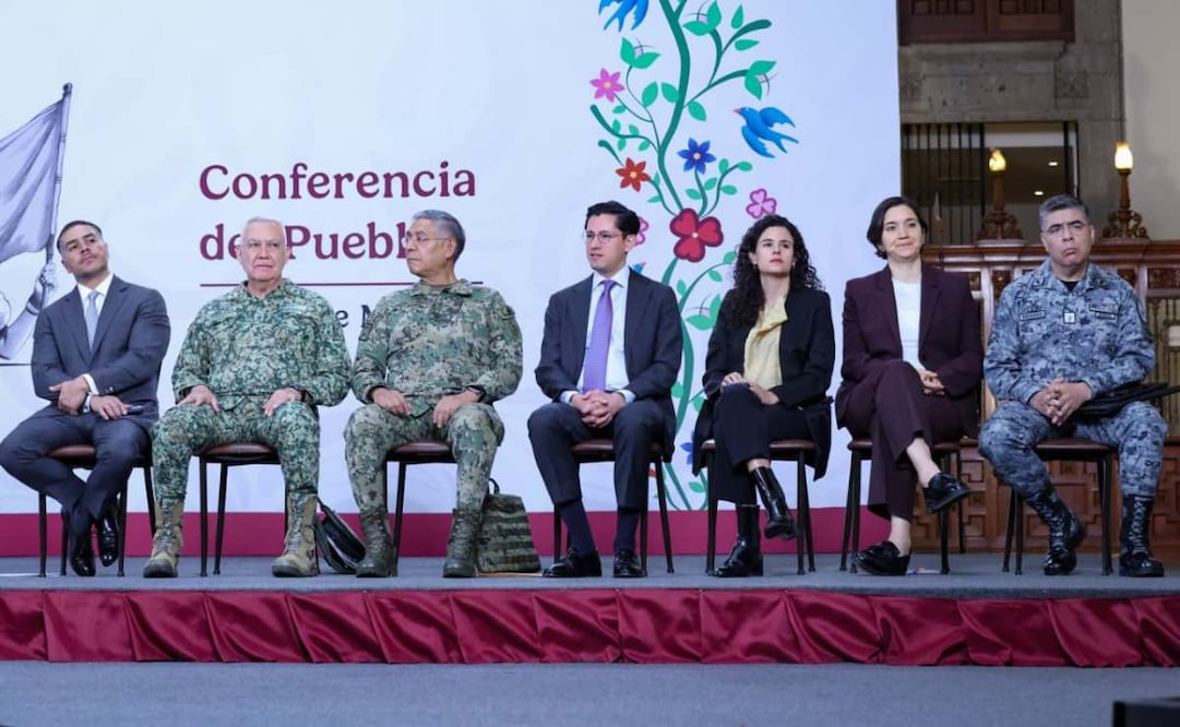 El canciller Roberto Velasco durante la “Mañanera del Pueblo” en Palacio Nacional de este 12 de mayo de 2026. Foto: Luis Camacho/ EL UNIVERSAL