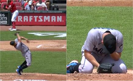 VIDEO: El impresionante pelotazo en la cara que recibió un jugador de la MLB